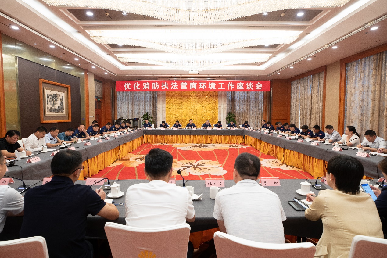 安徽省优化消防执法营商环境工作座谈会在合肥召开